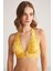 Poly Desenli Aksesuar Detay Üçgen Bikini 3
