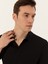 Erkek Siyah Polo Yaka Slim Fit Basic Merserize T-Shirt 50251826-VR046 2