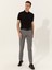 Erkek Siyah Polo Yaka Slim Fit Basic Merserize T-Shirt 50251826-VR046 4
