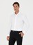 Erkek Beyaz Slim Fit Uzun Kollu Gömlek 50280192-VR013 3
