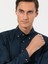 Erkek Lacivert Slim Fit Uzun Kollu Gömlek 50250841-VR033 2