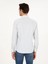 Erkek Mavi Slim Fit %100 Pamuk Çizgili Gömlek 50291351-VR036 5
