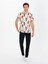 Erkek Bej Regular Fit Kısa Kollu %100 Keten Gömlek 50265485-VR011 5