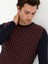 Erkek Lacivert Slim Fit Bisiklet Yaka Triko Kazak 50234963-VR033 2