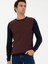 Erkek Lacivert Slim Fit Bisiklet Yaka Triko Kazak 50234963-VR033 3