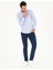Erkek Açık Mavi Slim Fit Uzun Kollu Gömlek 50233094-VR003 4