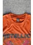 Metallica Damage Tour 1986 Oversize Unisex Turuncu T-Shirt 4