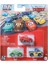 Disney Pixar Cars - Üçlü Mini Racers - Lightning Mcqueen & Brick Yardley & Dexter Hoover 1
