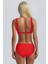 Kelly Dokulu Büstiyer Kalın Askılı Balensiz Toparlayıcı Bikini Takımı 2