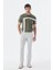 Gri Comfort Fit Pamuklu Yan Cep Pantolon 1