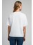 Karbe Kadın %100 Pamuk O Yaka T-Shirt Ekru-L 3
