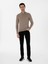 Erkek Vizon Slim Fit Kazak 50311699-VR052 4