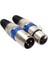10 Adet Xlr 3pin Erkek ve Dişi Mıc Jack Tak Ses Mikrofon Tel Kablo Konektörü (Yurt Dışından) 3