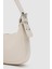 Muse Krem Oval Baget Çanta 3