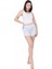 Looksense Kadın Açık Mavi Dantelli Şort 03100 1