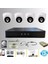 4 Iç Mekan Dome Kameralı 250GB HDD Dahil Güvenlik Seti - ST25024D 1