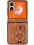 Tecno Phantom V Flip2 Askılıklı Standlı Açacaklı Deri KILIF-AL5118 1