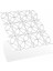 4'lü Paket 30 cm x 30 cm Ebatında Siyah Daire Geometrik Model Pvc Duvar Karosu 1