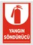 Yangın Söndürücü - Uyarı Tabela Levhası 24X34 cm Polikarbon 1
