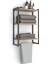 Dekoratif Metal Banyo Düzenleyici - Metal Açık Havluluk - Metal Organizer - 8 3