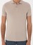 Erkek Vizon Slim Fit Pamuk Polo Yaka T-Shirt 50300716-VR052 6