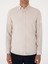 Erkek Bej Regular Fit %100 Keten Gömlek 50303617-VR011 6
