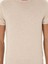 Erkek Bej Slim Fit Keten Karışımlı Bisiklet Yaka Triko T-Shirt 50285518-VR011 6