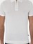 Erkek Ekru Slim Fit Fermuarlı Polo Yaka Triko T-Shirt 50300834-VR019 6
