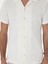 Erkek Ekru Regular Fit Apaş Yaka Örme Gömlek 50306018-VR019 6