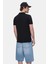 Lakes Siyah Polo Yaka Nakışlı Erkek Tshirt 3