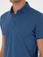 Erkek Indigo Slim Fit %100 Pamuk Polo Yaka T-Shirt 50300934-VR028 6