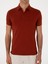 Erkek Kiremit Slim Fit Polo Yaka Pamuklu Basic T-Shirt 50300934-VR031 6