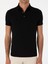 Erkek Siyah Slim Fit %100 Pamuk Polo Yaka T-Shirt 50300690-VR046 6