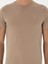 Erkek Vizon Slim Fit Bisiklet Yaka Merserize Basic T-Shirt 50305451-VR052 6