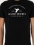 Erkek Siyah Slim Fit Bisiklet Yaka Desenli T-Shirt 50301469-VR046 6
