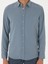 Erkek Koyu Mavi Regular Fit Alttan Biritli Liyosel Gömlek 50300590-VR032 6
