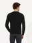 Erkek Siyah Slim Fit V Yaka Basic Triko Kazak 50211259-VR046 2
