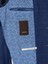 Erkek Mavi Slim Fit Keten Karışımlı Ceket 50264777-VR028 6