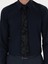 Erkek Lacivert Slim Fit Pamuk Klasik Gömlek 50294746-VR033 6