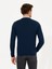 Erkek Lacivert Slim Fit V Yaka Basic Triko Kazak 50211259-VR033 5