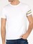Erkek Beyaz Bisiklet Yaka Slim Fit T-Shirt 50269976-VR013 6