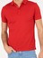 Erkek Nar Çiçeği Polo Yaka Slim Fit Basic Merserize T-shirt 50265364-VR039 6