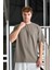 Iki Iplik Kumaş Pamuklu Bisiklet Yaka Basic Oversize Erkek T-Shirt - Kapari 3