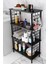 Çevir Kur Kolay Kurulum 4 Katlı Banyo Rafı | Metal Telli Çok Amaçlı Organizer Dolap Stand Raf 1
