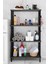 Çevir Kur Kolay Kurulum 4 Katlı Banyo Rafı | Metal Telli Çok Amaçlı Organizer Dolap Stand Raf 2