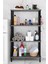 Çevir Kur Kolay Kurulum 4 Katlı Banyo Rafı | Metal Telli Çok Amaçlı Organizer Dolap Stand Raf 2