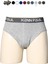 Erkek Düz Pamuklu Gri Boxer | Slip Boxer 1
