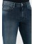 Streç Pamuklu Slim Fit Normal Bel Düz Paça Jeans Erkek Kot Pantolon EM000121 AF14121 MB002 4
