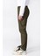 Isaora Regular Fit Normal Bel Düz Paça Su Itici Pantolon Erkek Pantolon ISR5111 Olv1 4