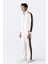 Isaora Şerit Detaylı Streç Relaxed Fit Normal Bel Düz Paça Jogger Pantolon Erkek Pantolon M24S5404 Sbtlwht 1